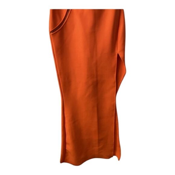 Fashion Nova Sloan Orange Bandage Maxi Dress – NWT Size S - Picture 6 of 12